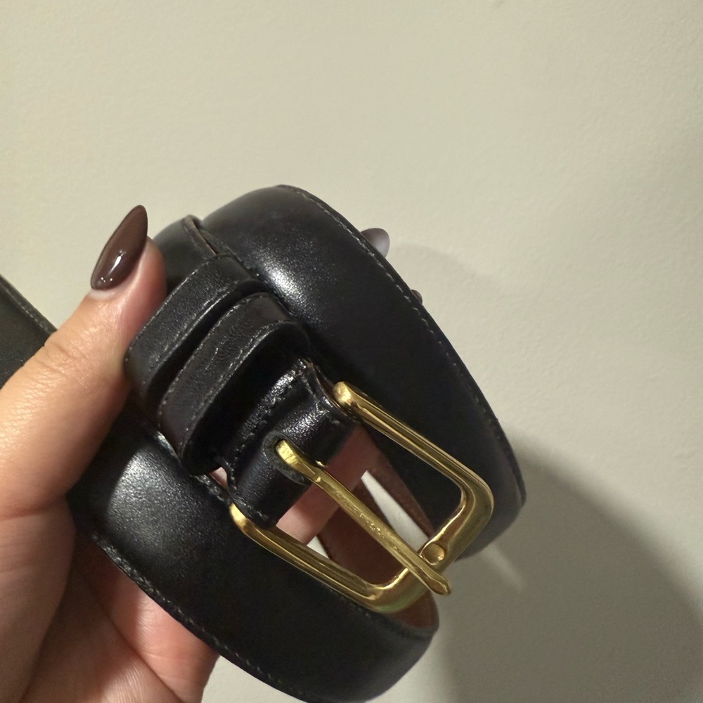 Coach Brown Leather Belt